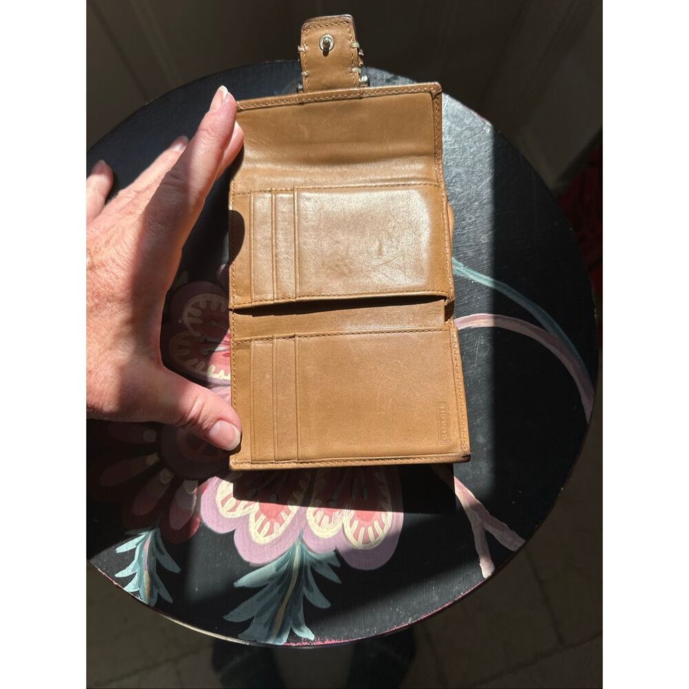 Brown Monogram Snap Wallet | Compact Bifold | Des… - image 4